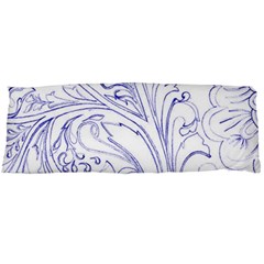 Blue Biro Ornate Body Pillow Case (dakimakura) by kaleidomarblingart