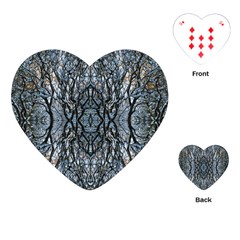 Nature Repeats Playing Cards Single Design (heart) by kaleidomarblingart