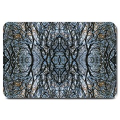 Nature Repeats Large Doormat  by kaleidomarblingart