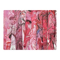 Pink Marbling Collage Double Sided Flano Blanket (mini)  by kaleidomarblingart