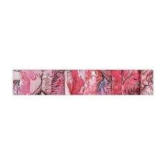 Pink Marbling Collage Flano Scarf (mini) by kaleidomarblingart