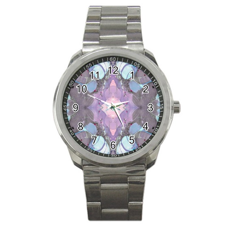 Marbled patterns Sport Metal Watch