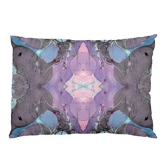 Marbled Patterns Pillow Case by kaleidomarblingart