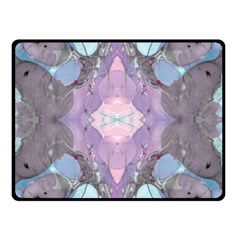 Marbled Patterns Double Sided Fleece Blanket (small) 