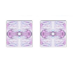 Pastel Marbling Cufflinks (square) by kaleidomarblingart