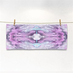 Pastel Marbling Hand Towel by kaleidomarblingart