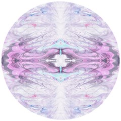 Pastel Marbling Wooden Puzzle Round