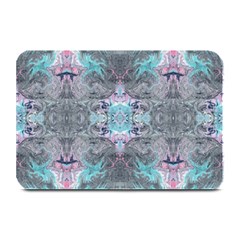 Turquoise Pink Module  Plate Mats by kaleidomarblingart