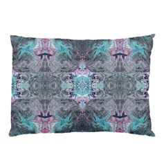 Turquoise Pink Module  Pillow Case (two Sides) by kaleidomarblingart