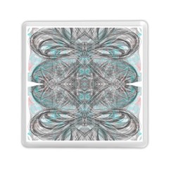 Mixed Media Marbling Collage Memory Card Reader (square) by kaleidomarblingart