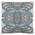 Mixed media marbling collage Standard Flano Cushion Case (Two Sides) Front