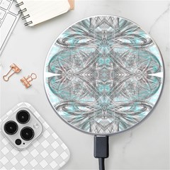 Mixed Media Marbling Collage Wireless Charger