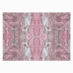 Pink Arabesque Large Glasses Cloth by kaleidomarblingart