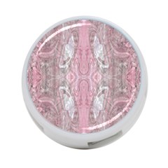 Pink Arabesque 4-port Usb Hub (two Sides) by kaleidomarblingart