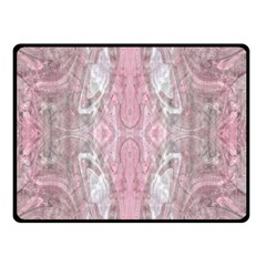 Pink Arabesque Double Sided Fleece Blanket (small) 