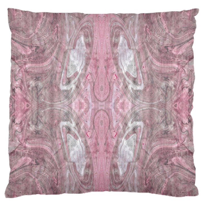 Pink Arabesque Standard Flano Cushion Case (Two Sides)