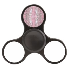 Pink Arabesque Finger Spinner by kaleidomarblingart