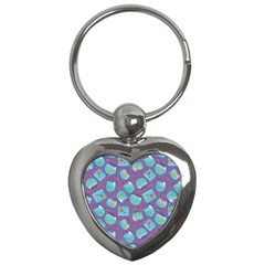 Aquarium With Fish And Sparkles Key Chain (heart) by SychEva