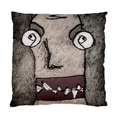 Sketchy Style Head Creepy Mask Drawing Standard Cushion Case (two Sides) by dflcprintsclothing