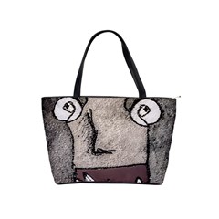 Sketchy Style Head Creepy Mask Drawing Classic Shoulder Handbag by dflcprintsclothing