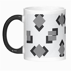 Black White Minimal Art Morph Mugs by designsbymallika