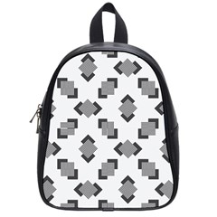 Black White Minimal Art School Bag (small)