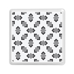 Black White Minimal Art Memory Card Reader (square) by designsbymallika