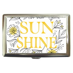 Be The Sunshine Cigarette Money Case by designsbymallika