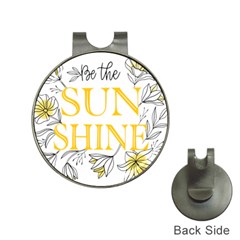 Be The Sunshine Hat Clips With Golf Markers by designsbymallika