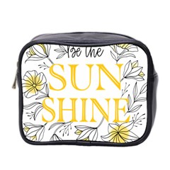 Be The Sunshine Mini Toiletries Bag (two Sides) by designsbymallika