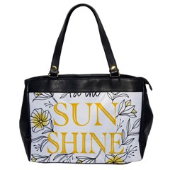 Be The Sunshine Oversize Office Handbag by designsbymallika