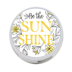 Be The Sunshine 4-port Usb Hub (one Side) by designsbymallika