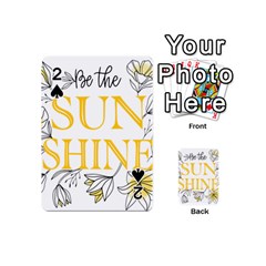 Be The Sunshine Playing Cards 54 Designs (mini) by designsbymallika