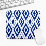 Blue Diamond Pattern Large Mousepads Front