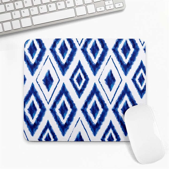 Blue Diamond Pattern Large Mousepads