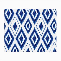 Blue Diamond Pattern Small Glasses Cloth by designsbymallika