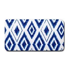 Blue Diamond Pattern Medium Bar Mats by designsbymallika