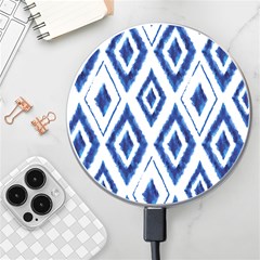 Blue Diamond Pattern Wireless Charger