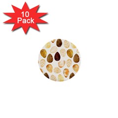 Golden Egg Easter 1  Mini Buttons (10 Pack)  by designsbymallika