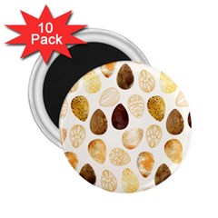 Golden Egg Easter 2 25  Magnets (10 Pack)  by designsbymallika