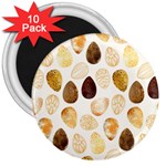 Golden Egg Easter 3  Magnets (10 pack)  Front