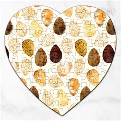 Golden Egg Easter Jigsaw Puzzle (heart) by designsbymallika