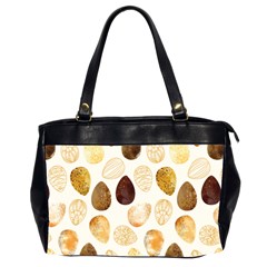 Golden Egg Easter Oversize Office Handbag (2 Sides) by designsbymallika