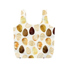 Golden Egg Easter Full Print Recycle Bag (s) by designsbymallika