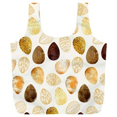 Golden Egg Easter Full Print Recycle Bag (xxxl) by designsbymallika