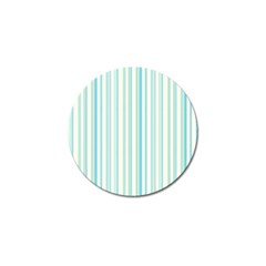 Green Stripes Golf Ball Marker by designsbymallika