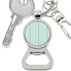 Green Stripes Bottle Opener Key Chain by designsbymallika