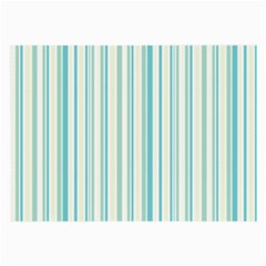 Green Stripes Large Glasses Cloth (2 Sides) by designsbymallika