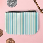 Green Stripes Mini Coin Purse Back