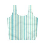 Green Stripes Full Print Recycle Bag (M) Front